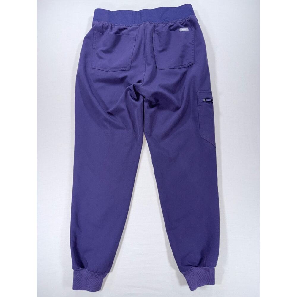 FIGS Zamora Jogger Scrub Pants Purple XS Petite EUC - Picture 2 of 4